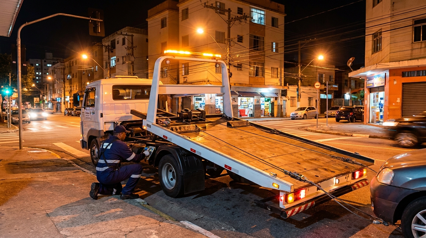 Guincho 24h profissional na Flórida, Praia Grande‑SP