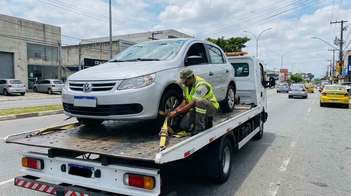 Recolhimento após Colisão em Melvi, Praia Grande‑SP